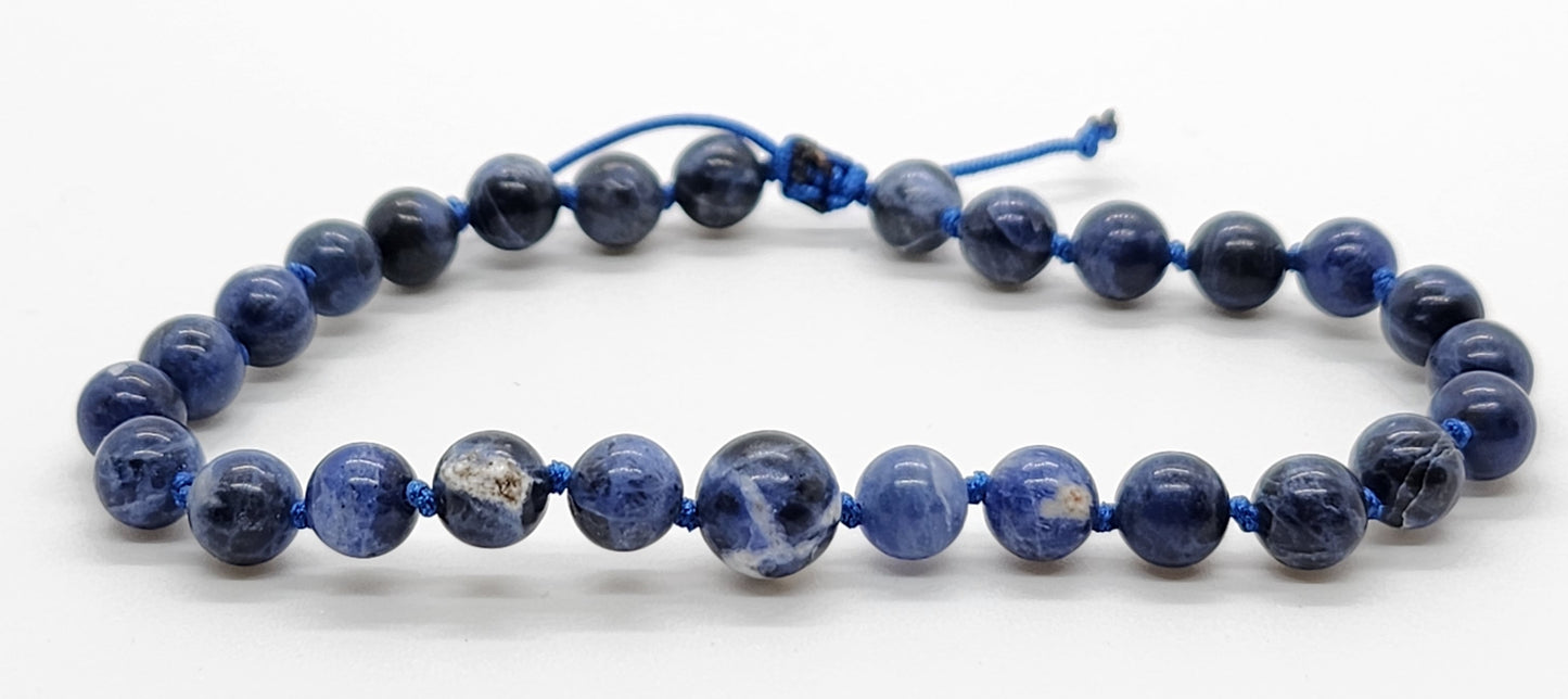 Sodalite mini mala bracelet