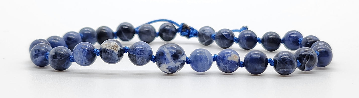 Sodalite mini mala bracelet