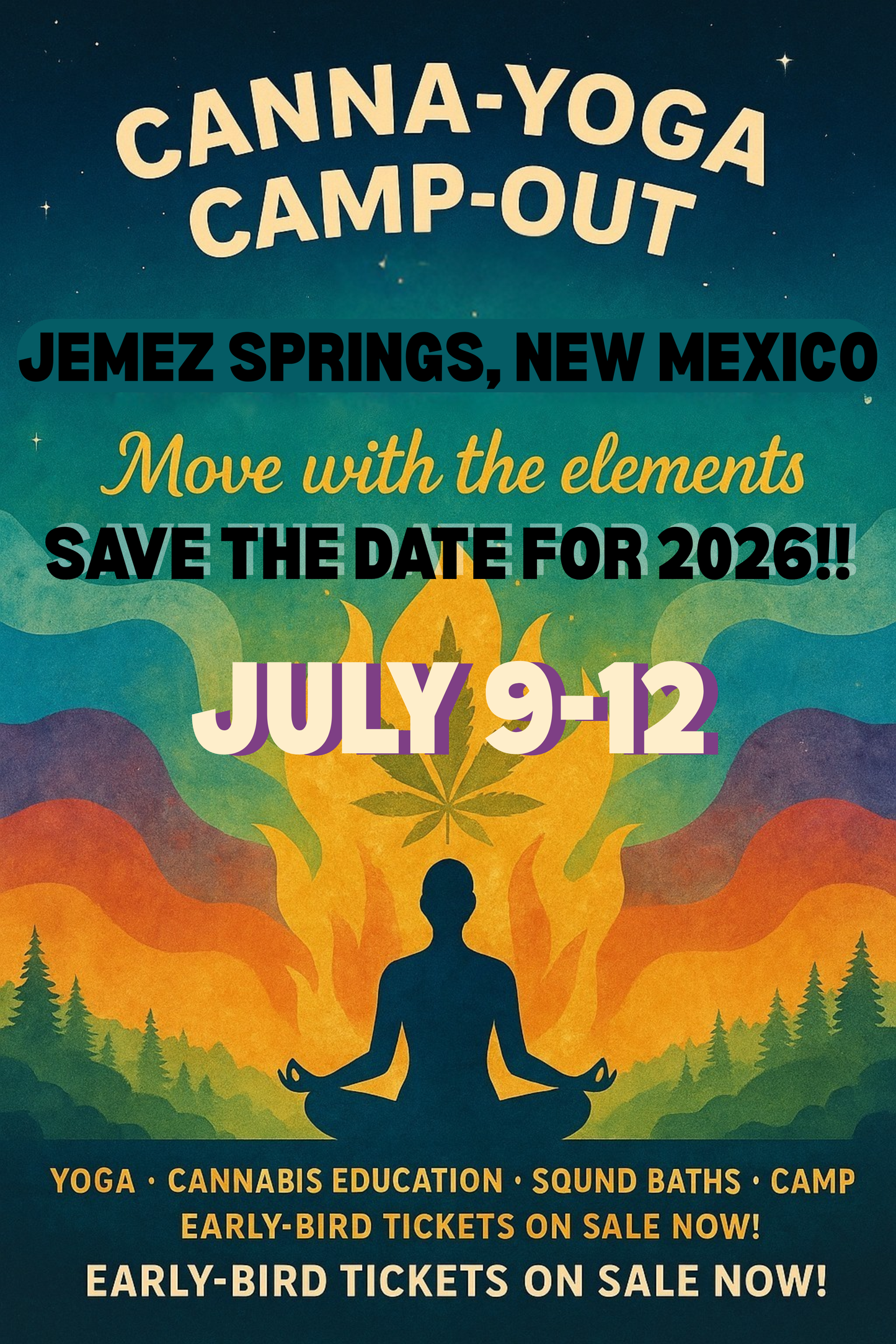 Canna-Yoga Camp-Out 2026 all access pass- 🐦Early Bird Pricing!