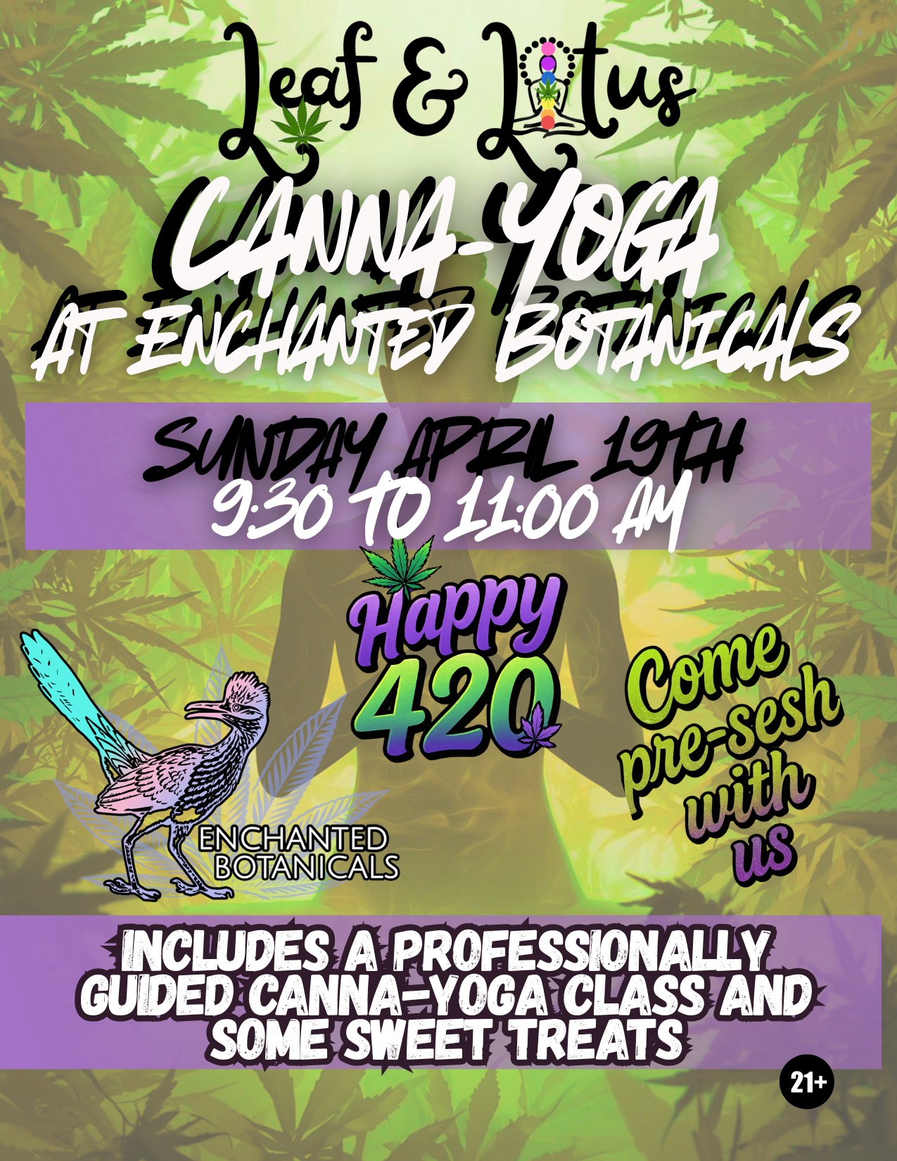 Canna-Yoga at Enchanted Botanicals
