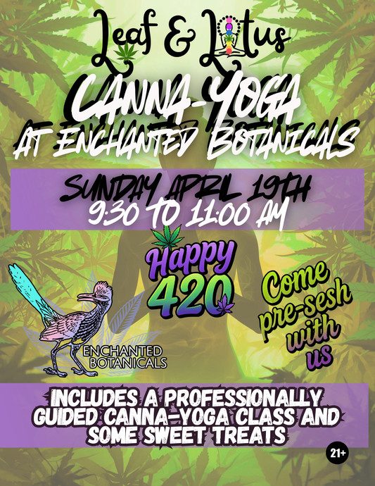 Canna-Yoga at Enchanted Botanicals
